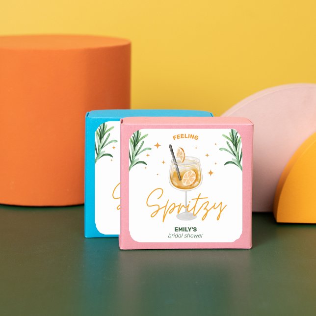 Adesivo Quadrado Amor à Primeira Taça Festa de Noiva Aquarela Fofa (Criador carregado)