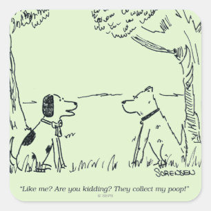 Adesivo Quadrado Amor De Cão