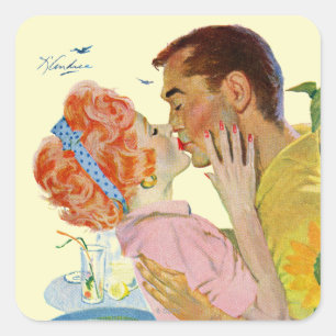 Adesivo Quadrado Amor-Golpeado