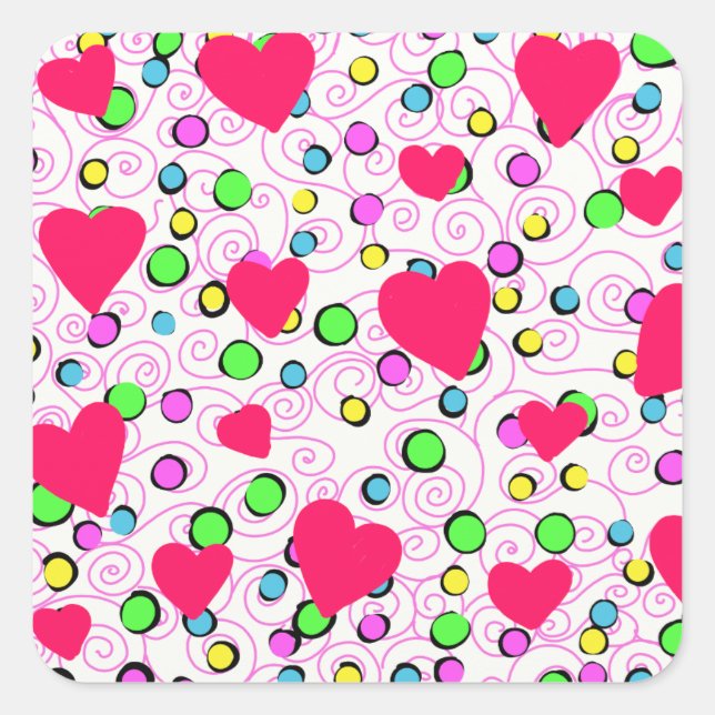 Adesivo Quadrado Amore (Frente)