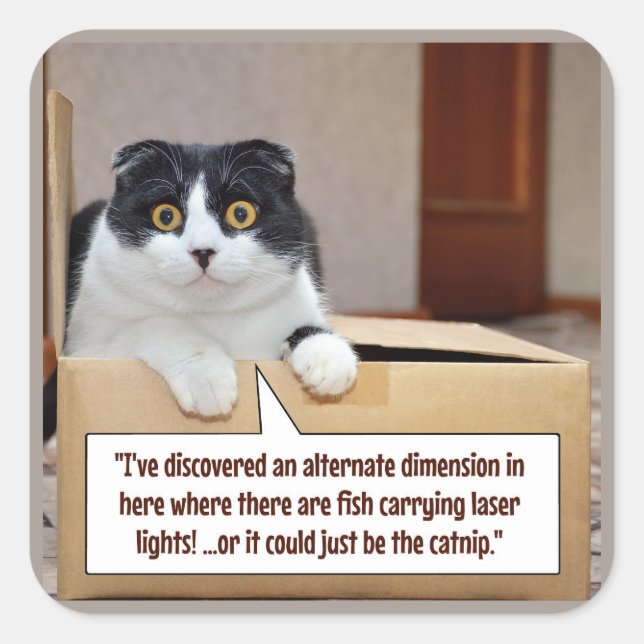 Adesivo Quadrado An alternate dimension (Frente)