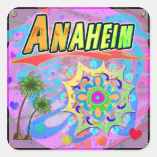 Adesivo Quadrado Anaheim True Progress Sticker