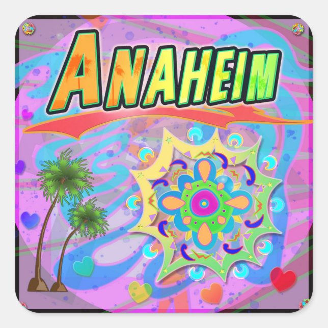 Adesivo Quadrado Anaheim True Progress Sticker (Frente)