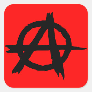 Adesivo Quadrado Anarquia