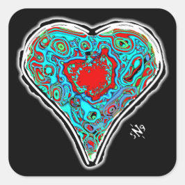 Adesivo Quadrado Anatomia secreta de um autocolante vermelho v1.1