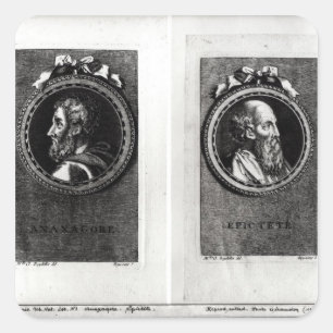 Adesivo Quadrado Anaxagorus e Epictetus