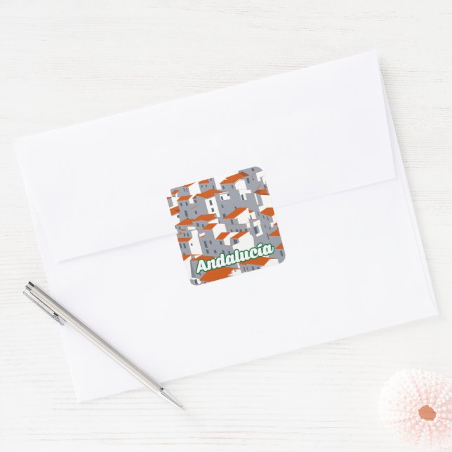 Adesivo Quadrado Andaluzia 3 (Envelope)