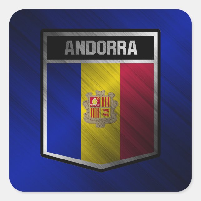 Adesivo Quadrado Andorra (Frente)