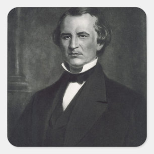 Adesivo Quadrado Andrew Johnson (1808-75), 17º Presidente da ONU