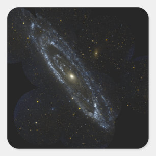 Adesivo Quadrado Andromeda Galaxy