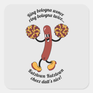 Adesivo Quadrado Anel Balogna Wunce!