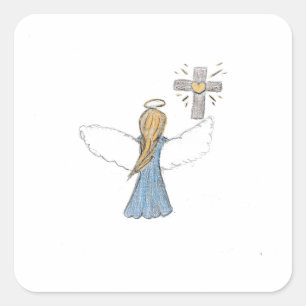 Adesivo Quadrado Angel