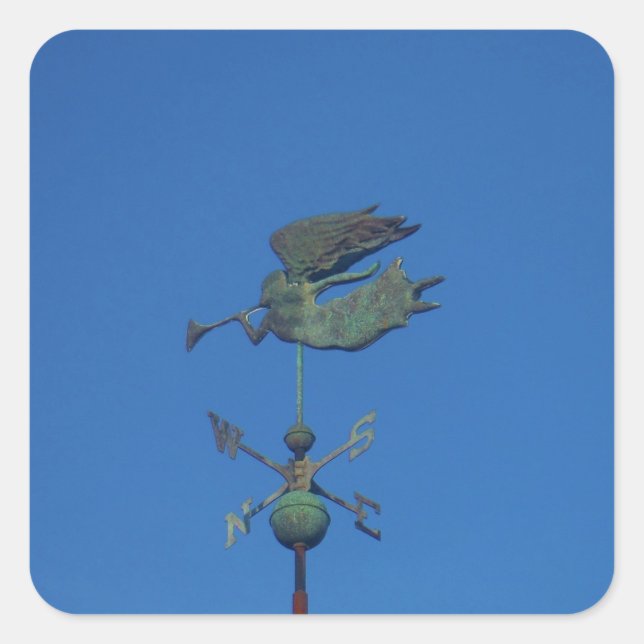 Adesivo Quadrado Angel Weather Vane (Frente)