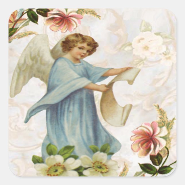 Adesivo Quadrado Angelic Stickers (Frente)
