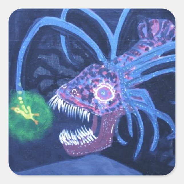 Adesivo Quadrado Angler2. (Frente)