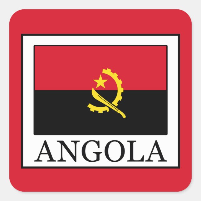 Adesivo Quadrado Angola (Frente)