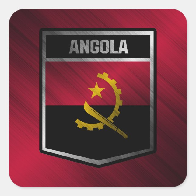 Adesivo Quadrado Angola (Frente)