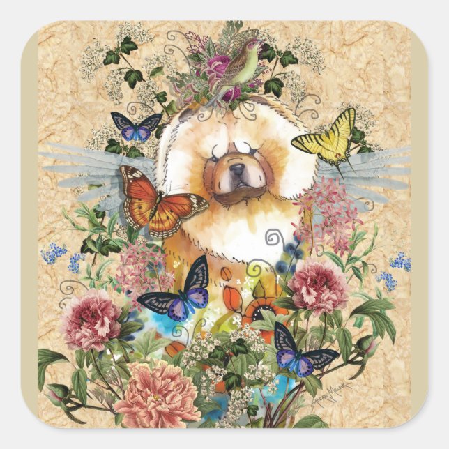 Adesivo Quadrado ÂNGULOS ENTRE Vinhetas DE Vaca DOS EUA 2 tamanhos (Frente)