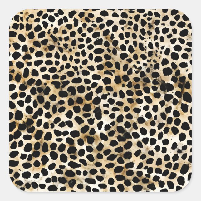 Adesivo Quadrado Animal Print - Stickers (Frente)