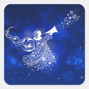 Adesivo Quadrado Anjo do Natal