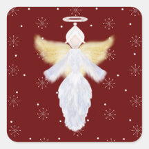 Anjo Natal e Flocos de Neve |