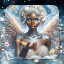 Anjo Preto com Olhos Azuis