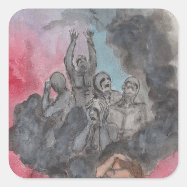 Adesivo Quadrado Ansiedade (Frente)