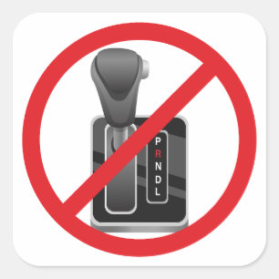 Adesivo Quadrado Anti-Automático - Gearbox Manual de Deslocamento d