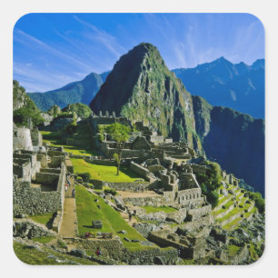 Adesivo Quadrado Antiga Machu Picchu, último refúgio dos 2