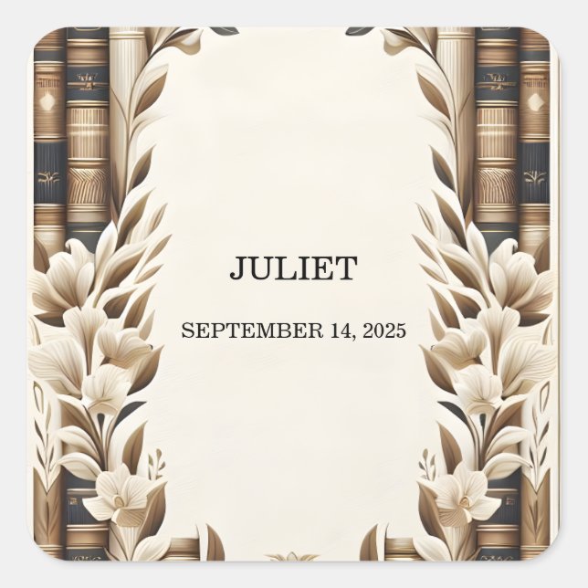 Adesivo Quadrado Antigo Chá de panela de Cobrir do Clube de Retro B (Frente)