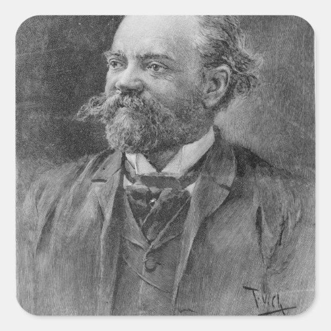 Adesivo Quadrado Anton Dvorak, 1894 (Frente)