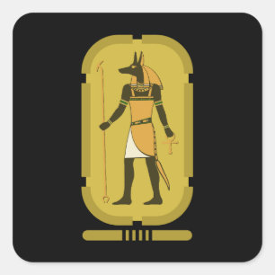 Adesivo Quadrado Anubis Square Sticker