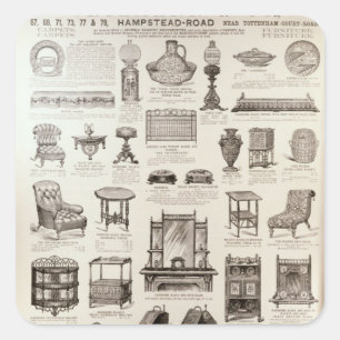 Adesivo Quadrado Anúncio para Oetzmann & Co.