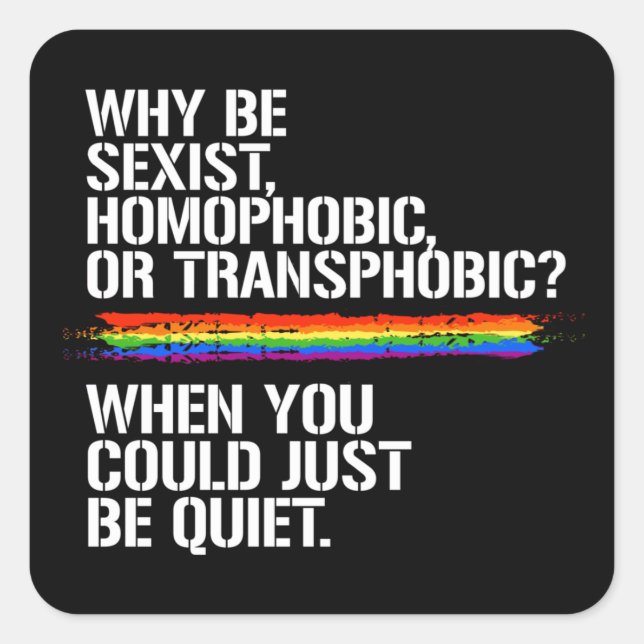 Adesivo Quadrado Apenas fique calmo em T-Shirt (Frente)