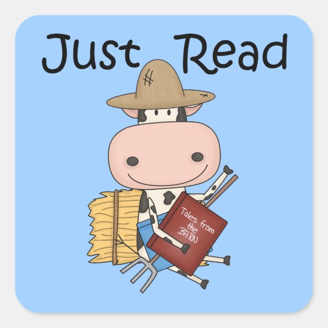 Adesivo Quadrado Apenas lido (Frente)