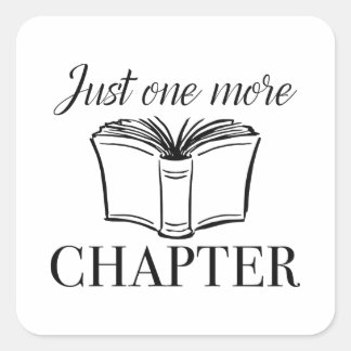 Adesivo Quadrado Apenas Mais Um Capítulo