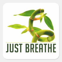 Adesivo Quadrado Apenas Respire