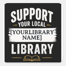 Apoie Sua Biblioteca – Nome Personalizado da Bibli