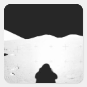 Adesivo Quadrado Apollo 17 panorama montado 2