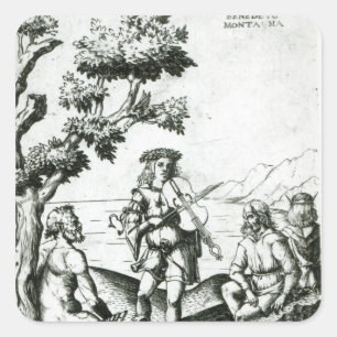 Adesivo Quadrado Apollo e bandeja