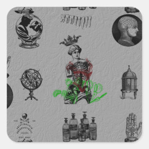 Adesivo Quadrado Apothecary