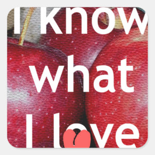 Adesivo Quadrado Apple of My Eye