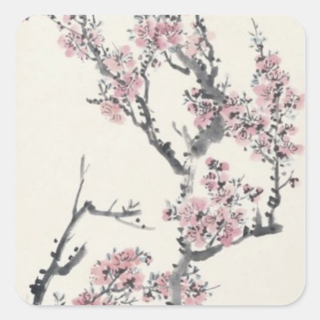 Adesivo Quadrado Apricot (Frente)