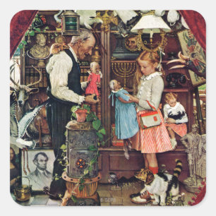 Adesivo Quadrado April Fool, 1948