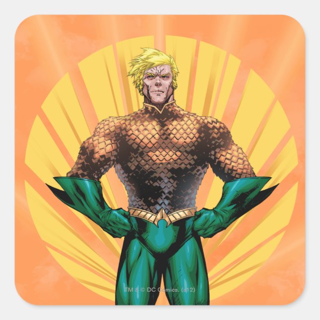 Adesivo Quadrado Aquaman