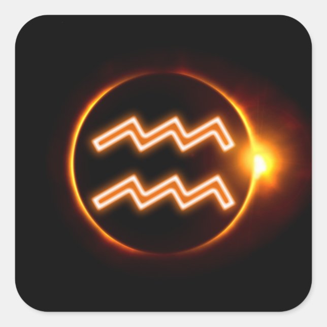 Adesivo Quadrado Aquário (Frente)