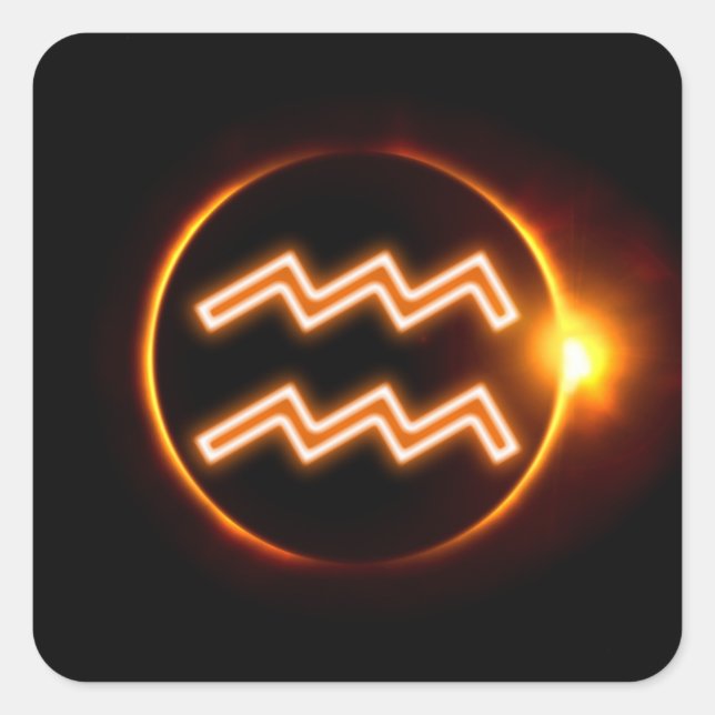 Adesivo Quadrado Aquário (Frente)