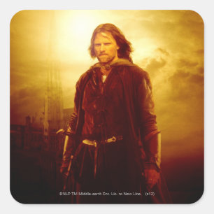 Adesivo Quadrado Aragorn Glown