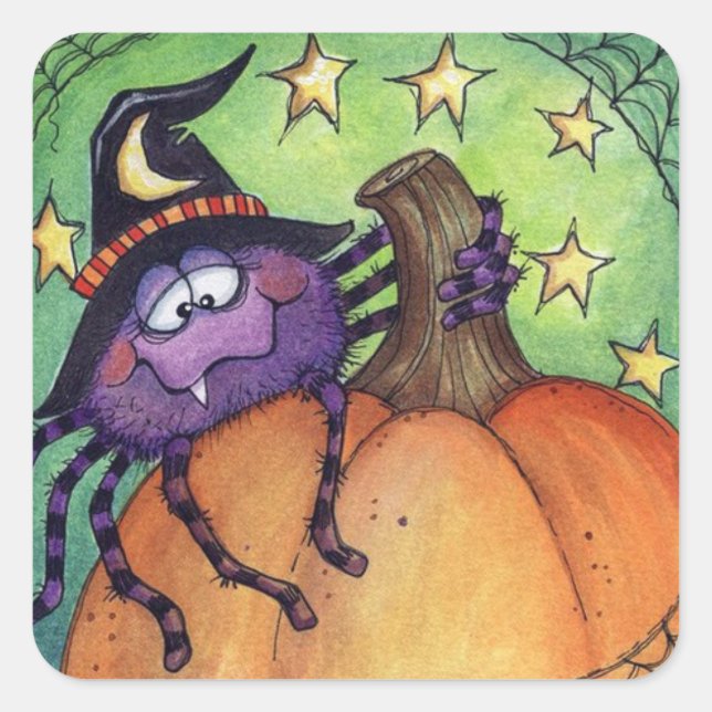 Adesivo Quadrado Aranha (Frente)