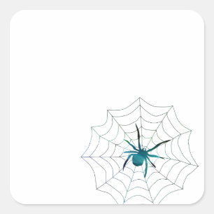 Adesivo Quadrado Aranha